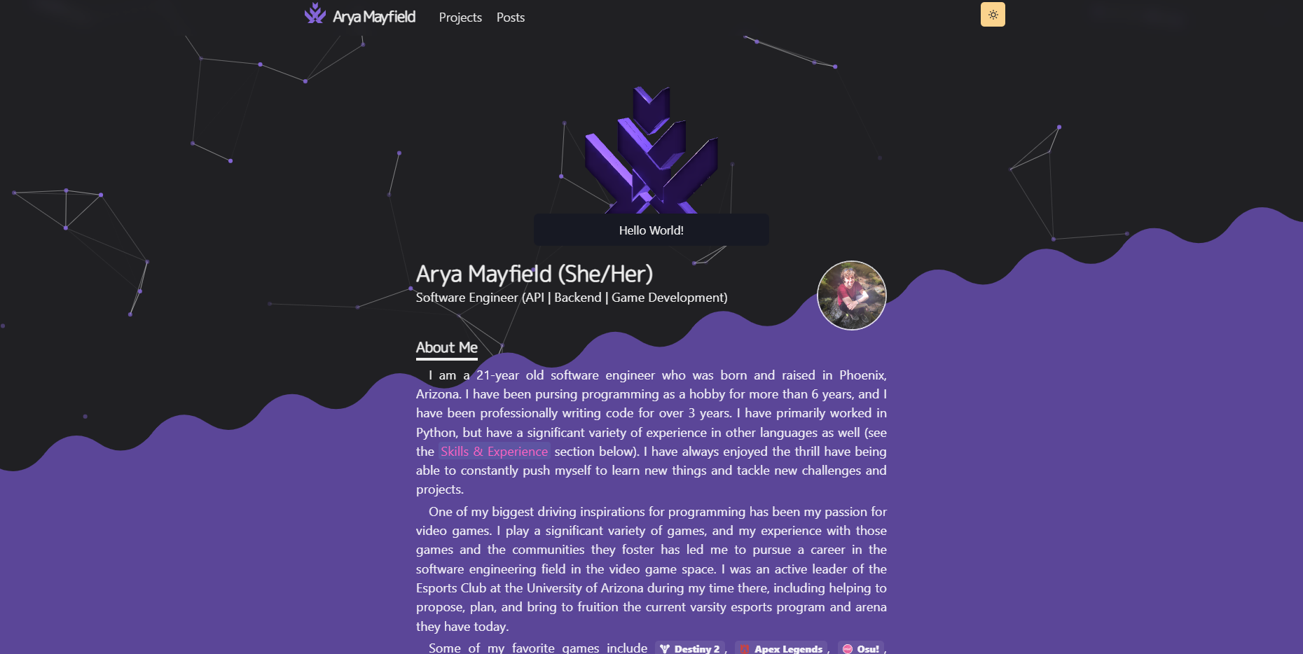 Portfolio Homepage